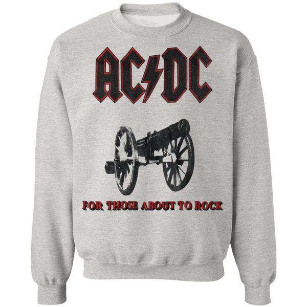 vintage 1981 ACDC For Those About to Rock Tour Jersey Sweatshirt  1110