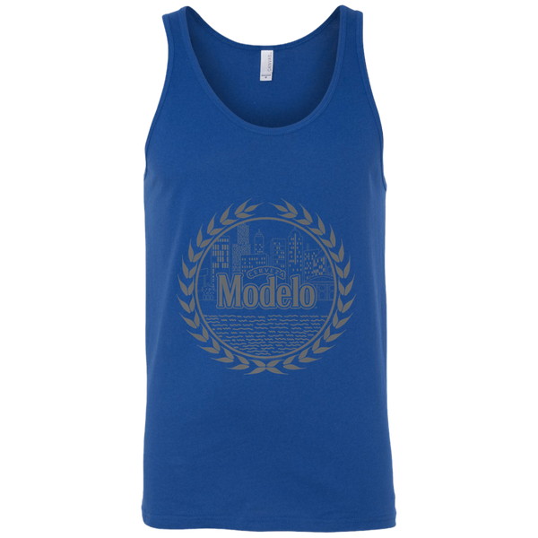 Modelo Grey Cityscape Premium Tank Top 0511
