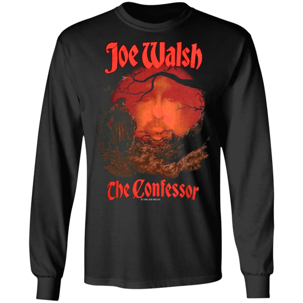 Vintage Joe Walsh Shirt 1985 The Confessor Concert Shirt Band Tee The Eagles Bohemian Hippie Grateful Dead The Beatles Eagles 80s Long Sleeve 1110