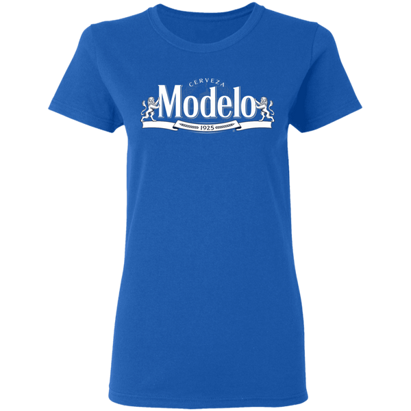 Modelo White Logo Premium Women T-Shirt 0511