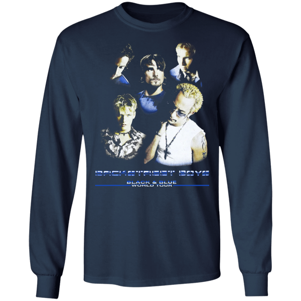 Vintage Backstreet Boys Black & Blue World Tour Long Sleeve 2311