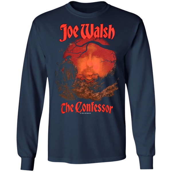 Vintage Joe Walsh Shirt 1985 The Confessor Concert Shirt Band Tee The Eagles Bohemian Hippie Grateful Dead The Beatles Eagles 80s Long Sleeve 1110