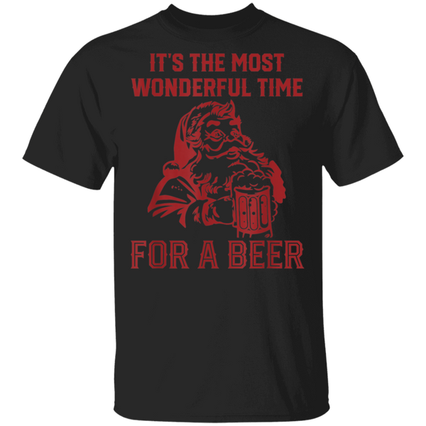 Santa Claus It's The Most Wonderful Time For A Bee T-Shirt 2111