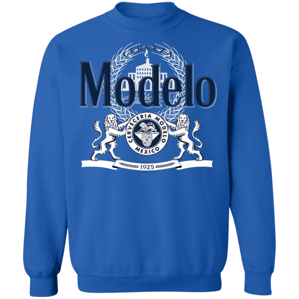 Modelo Navy and White Logo Premium Sweatshirt  0511