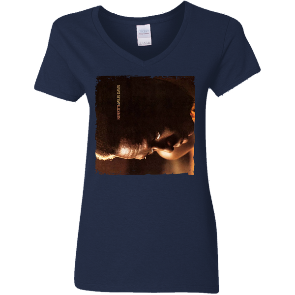Miles Davis Nefertiti T-Shirt Ladies V-Neck T-Shirt 510