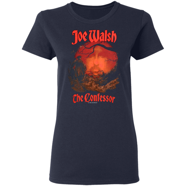 Vintage Joe Walsh Shirt 1985 The Confessor Concert Shirt Band Tee The Eagles Bohemian Hippie Grateful Dead The Beatles Eagles 80s Women T-Shirt 1110