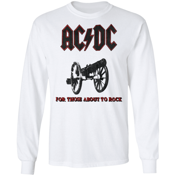 vintage 1981 ACDC For Those About to Rock Tour Jersey Long Sleeve 1110