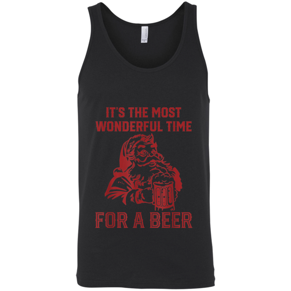 Santa Claus It's The Most Wonderful Time For A Bee Unisex Tank Top 2111