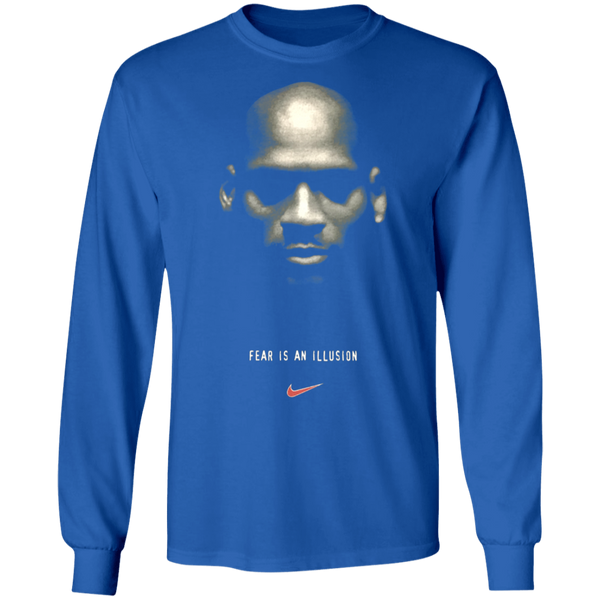 Vintage 90s 1995 NIKE michael jordan fear is an illusion made in usa -Gildan Replica Long Sleeve 1110