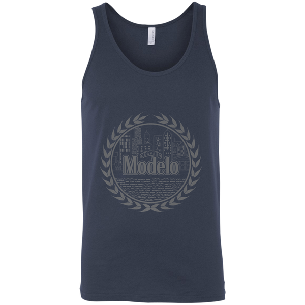 Modelo Grey Cityscape Premium Tank Top 0511