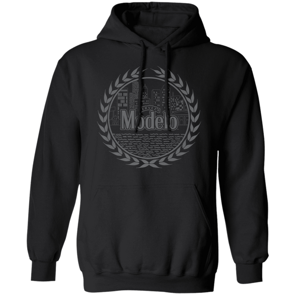Modelo Grey Cityscape Premium Hoodie 0511