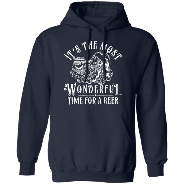 Santa Claus - It's The Most Wonderful Time For A Beer Hoodie 2111