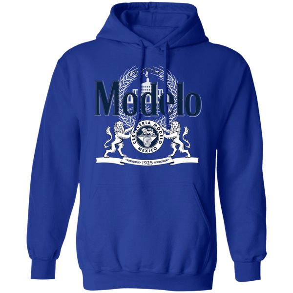 Modelo Navy and White Logo Premium Hoodie 0511