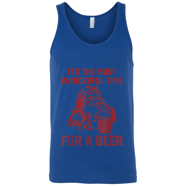 Santa Claus It's The Most Wonderful Time For A Bee Unisex Tank Top 2111