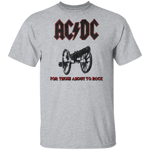 vintage 1981 ACDC For Those About to Rock Tour Jersey T-Shirt 1110