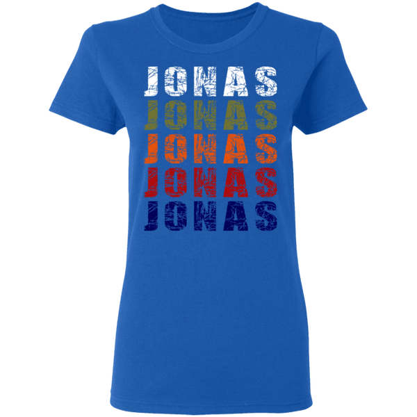 Jonas Brothers - Jonas Retro Wordmark Pattern Vintage gift Women T-Shirt 0711