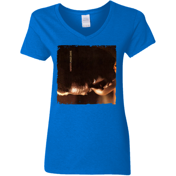 Miles Davis Nefertiti T-Shirt Ladies V-Neck T-Shirt 510