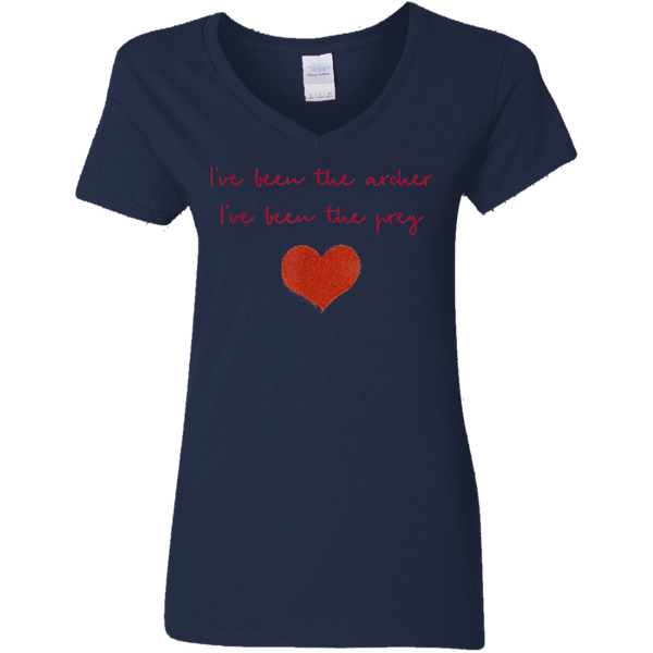 Taylor Swift Ive Been The Archer Ive Been the Prey Ladies V-Neck T-Shirt 2011