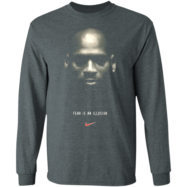 Vintage 90s 1995 NIKE michael jordan fear is an illusion made in usa -Gildan Replica Long Sleeve 1110