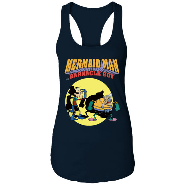 Nickelodeon Spongebob Mermaid Man Women Tank 0511