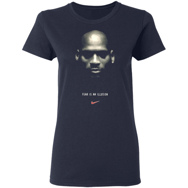 Vintage 90s 1995 NIKE michael jordan fear is an illusion made in usa -Gildan Replica Women T-Shirt 1110