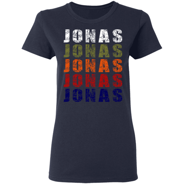 Jonas Brothers - Jonas Retro Wordmark Pattern Vintage gift Women T-Shirt 0711
