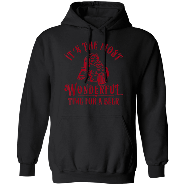 Santa Claus It's The Most Wonderful Time For A Beer Christmas Funny Hoodie 2111
