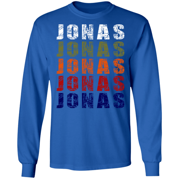 Jonas Brothers - Jonas Retro Wordmark Pattern Vintage gift Long Sleeve 0711