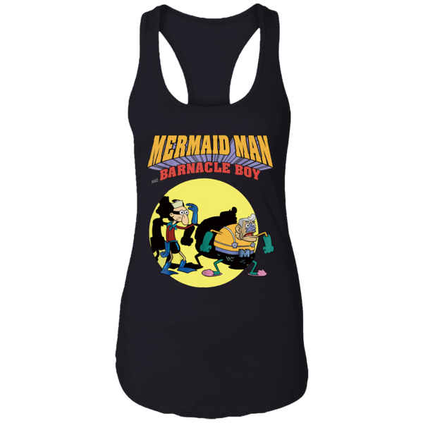 Nickelodeon Spongebob Mermaid Man Women Tank 0511