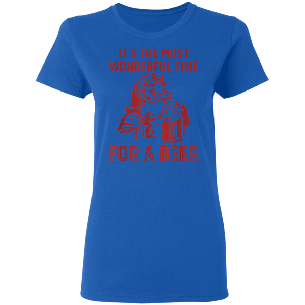 Santa Claus It's The Most Wonderful Time For A Bee Women T-Shirt 2111