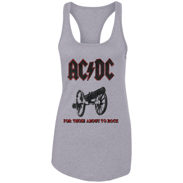 vintage 1981 ACDC For Those About to Rock Tour Jersey Women Tank Top 1110