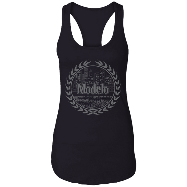 Modelo Grey Cityscape Premium Women Tank 0511