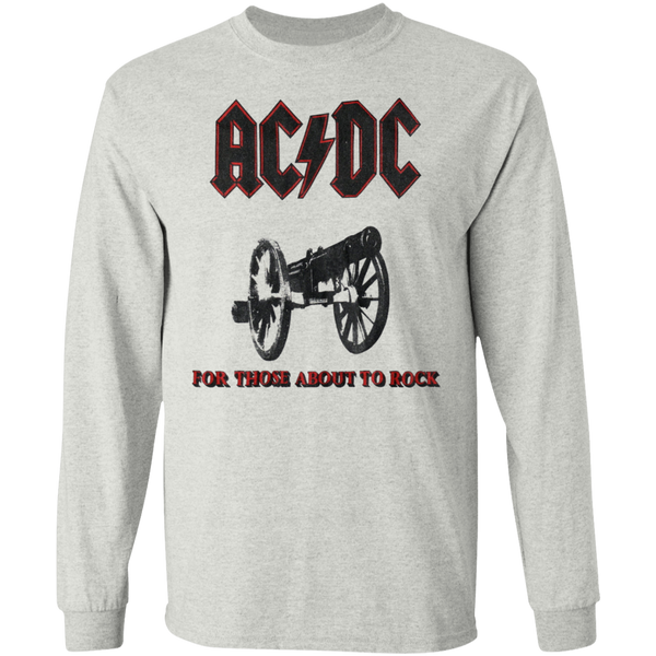 vintage 1981 ACDC For Those About to Rock Tour Jersey Long Sleeve 1110