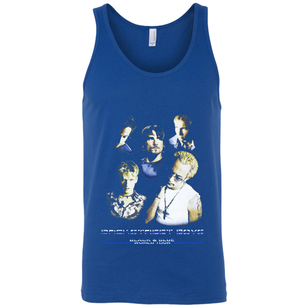 Vintage Backstreet Boys Black & Blue World Tour Unisex Tank Top 2311