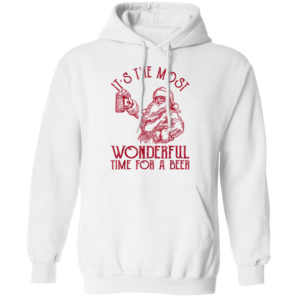 Santa Claus It's The Most Wonderful Time For A Beer  Christmas Hoodie 2011