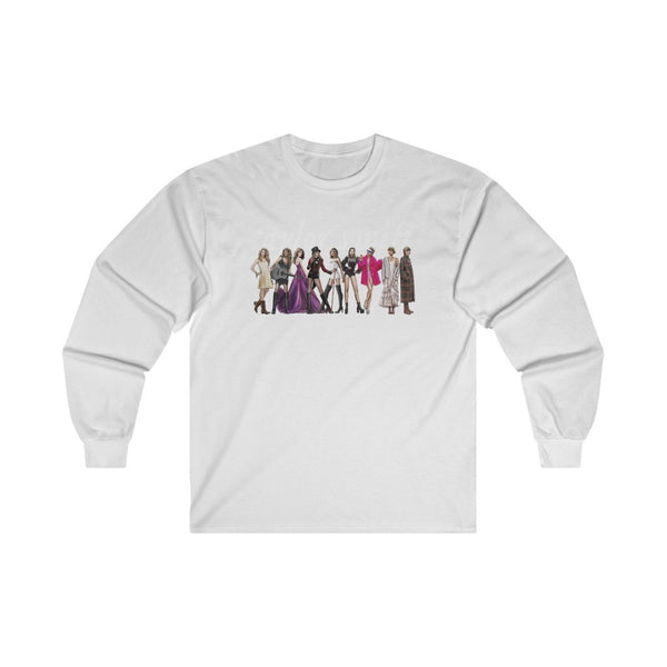 Taylor Swift Eras Shirt Sweater Ultra Cotton Long Sleeve Tee