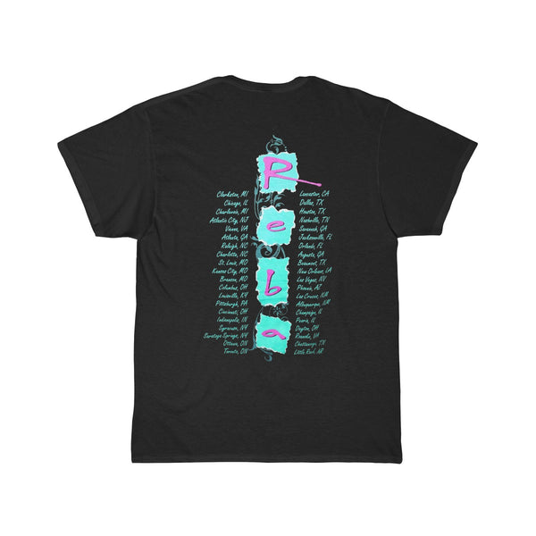 Men's Vintage 1993 Reba Mcentire Tour T-Shirt | Country Music 90s Black Teal Tour Dates Shirt |