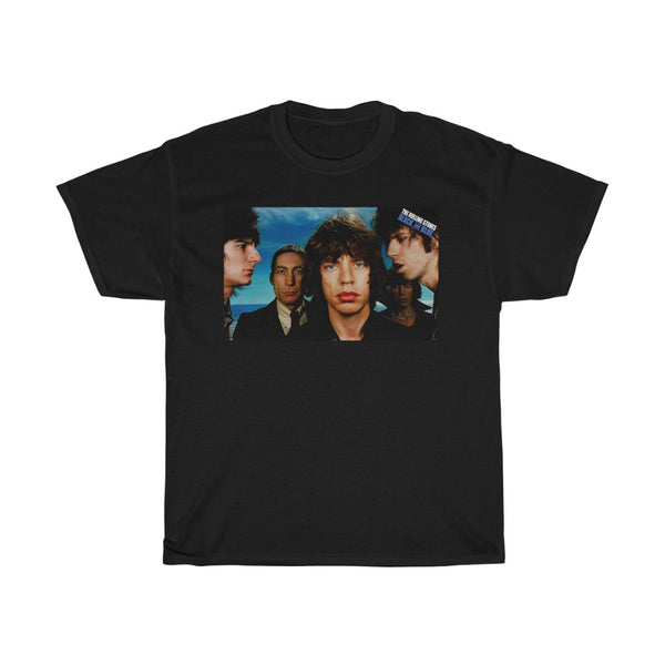 The Rolling Stones Black And Blue T ShirtUnisex Heavy Cotton Tee