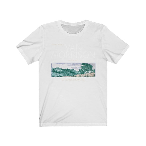 Vintage 1983 Van Morrison Uk September Shows Tour T shirt Unisex Jersey Short Sleeve Tee