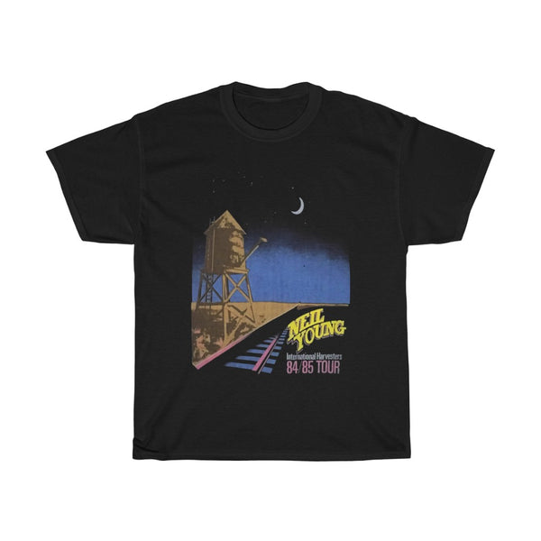 Order #1449 Vintage Neil International Harvesters Tour 1984 Unisex Heavy Cotton Tee