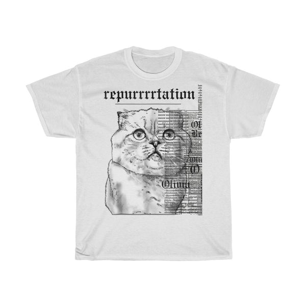 Taylor Swift White Cat - Rep Tour - Unisex T-shirt
