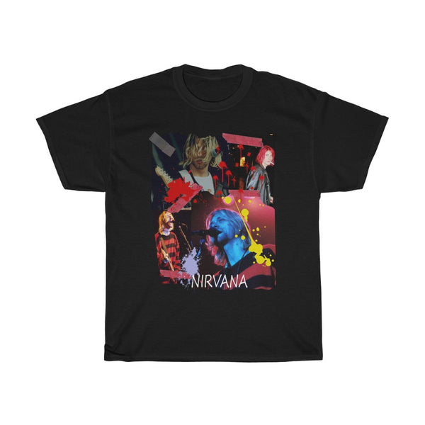 Kurt Cobain Aesthetic Premium Unisex Crew Neck T shirt Music Gift Birthday Gift Music Shirt Unisex Heavy Cotton Tee