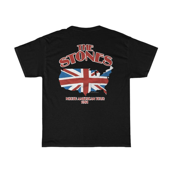 Vintage The Rolling Stones Band T Shirt 1981 North American Tour Tee Unisex Heavy Cotton Tee