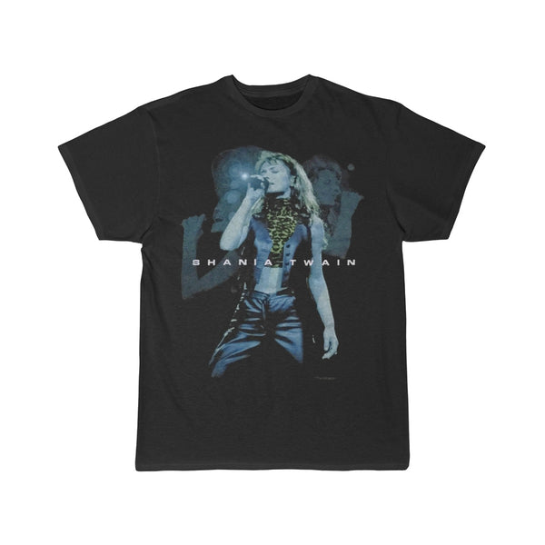 Men's Vintage 90s 1999 Shania Twain Country Music Tour Double-Sided Print T-Shirt