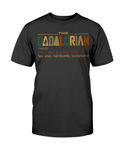 Vintage The Dadalorian Definition  Like A Dad Just Way Cooler T-Shirt
