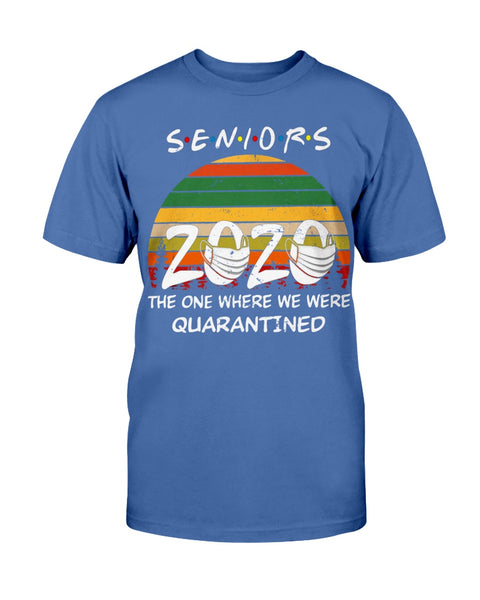 Vintage Seniors 2020 The One Where we were Quarantined T-Shirt